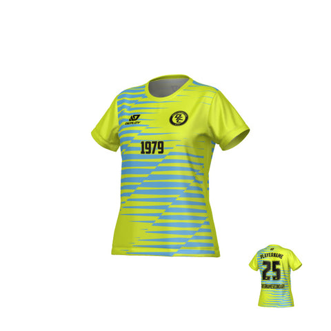 Static Womens Jersey - Neon Yellow