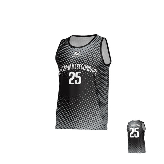 Dots Sports Singlet - Black