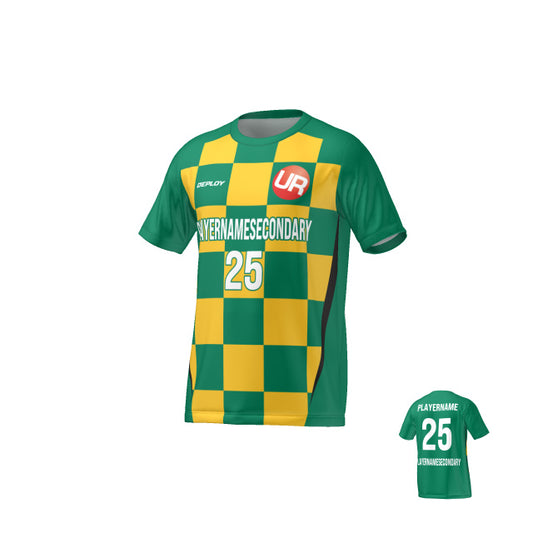 URBAN REC - FLIGHT JERSEY CHECKERS - GREEN