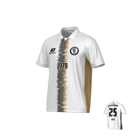 Rift Collared Jersey - White