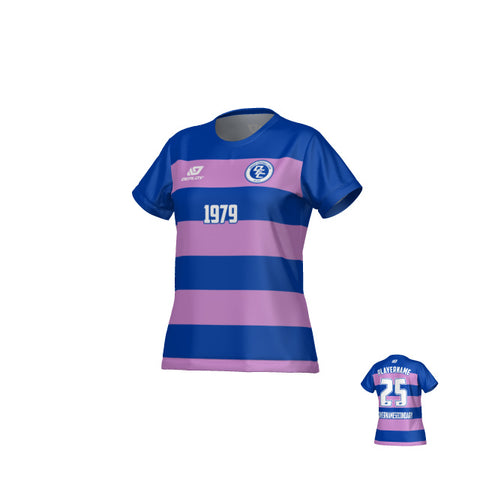 Hoops Womens Jersey - Royal Blue & Purple