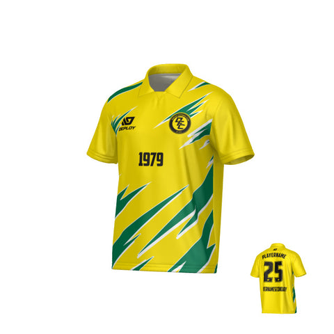 Sharp Collared Jersey - Yellow