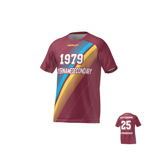 FLIGHT JERSEY 36 - MAROON - Deploy Football - Australia's Best Footballs & Soccer Balls