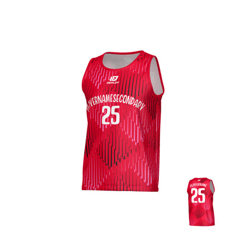 Drips Sports Singlet - Red