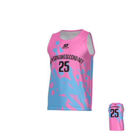 Paint Sports Singlet - Pink
