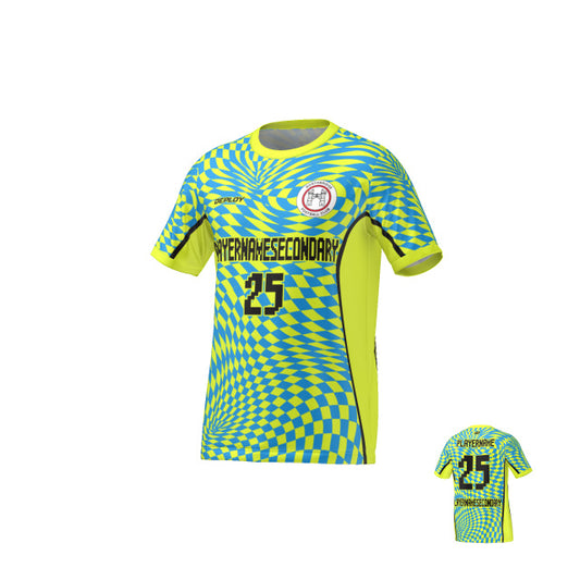 Northbridge FC - Flight Jersey Warped - Neon Yellow