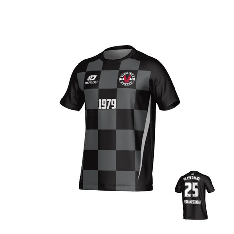 VIRGINIA UNITED SUMMER - CHECKERS - BLACK