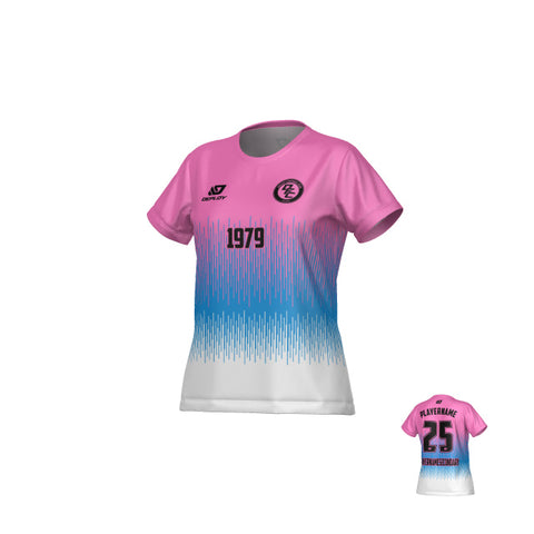 Fade Womens Jersey - Pink