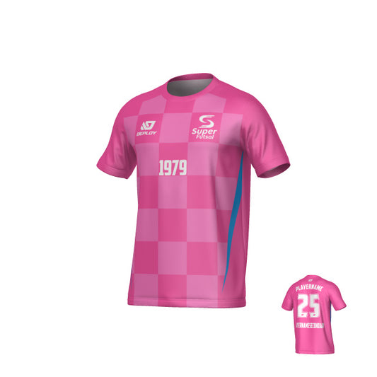 SUPER FUTSAL - CHECKERS - PINK