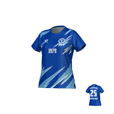 Sharp Womens Jersey - Royal Blue & Sky Blue