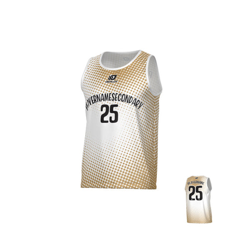 Dots Sports Singlet - White