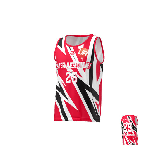 URBAN REC - FLIGHT SINGLET SLASH - RED