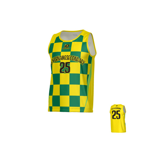 Checkers Sports Singlet - Yellow