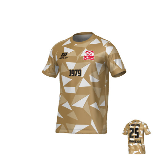 NEPEAN FA SUMMER - SHARDS - VEGAS GOLD & WHITE