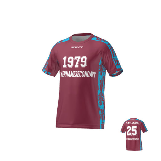 FLIGHT JERSEY 8 - MAROON - Deploy Football - Australia's Best Footballs & Soccer Balls