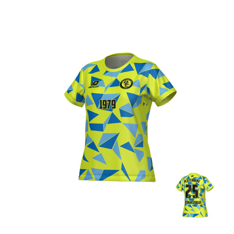 Shards Womens Jersey - Neon Yellow