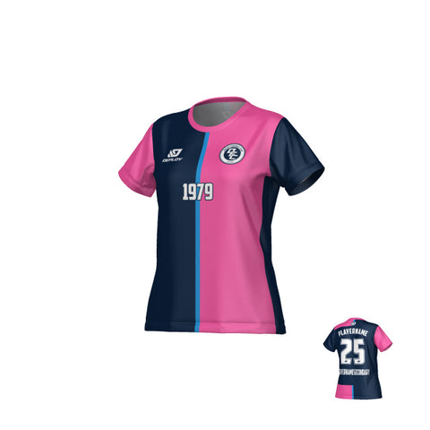 Split Womens Jersey - Navy & Pink