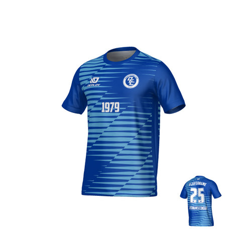 Static Jersey - Royal Blue & Sky Blue