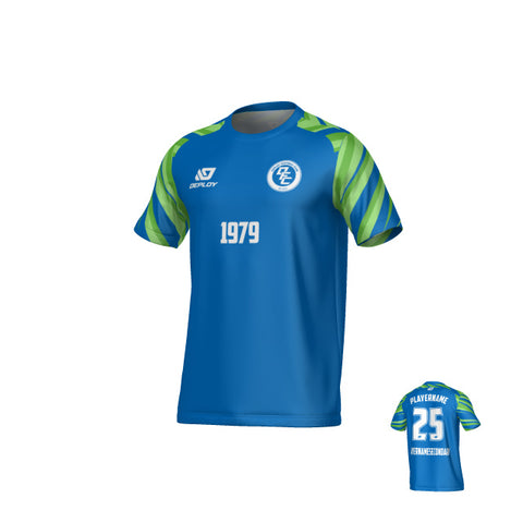 Surge Jersey - Blue & Neon Green