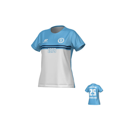Summit  Womens Jersey - Sky Blue & Navy