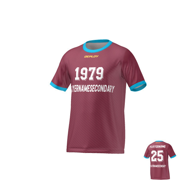 FLIGHT JERSEY 32 - MAROON - Deploy Football - Australia's Best Footballs & Soccer Balls