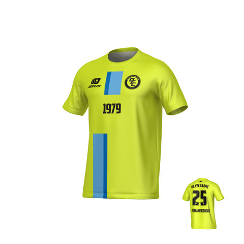 Block Jersey - Neon Yellow