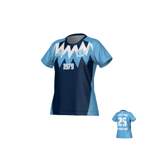 Carnival Womens Jersey - Sky Blue & Navy