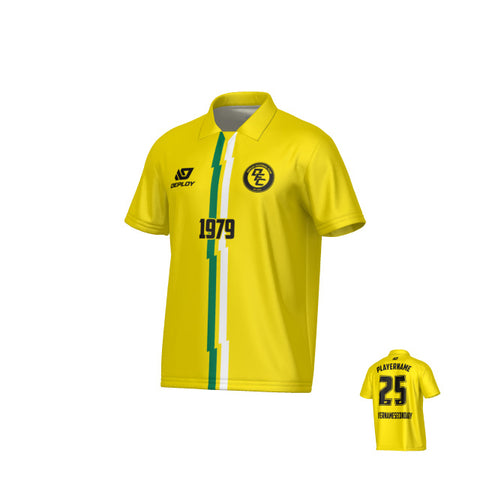 Lightning Collared Jersey - Yellow