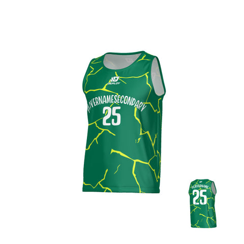 Cracks Sports Singlet - Green