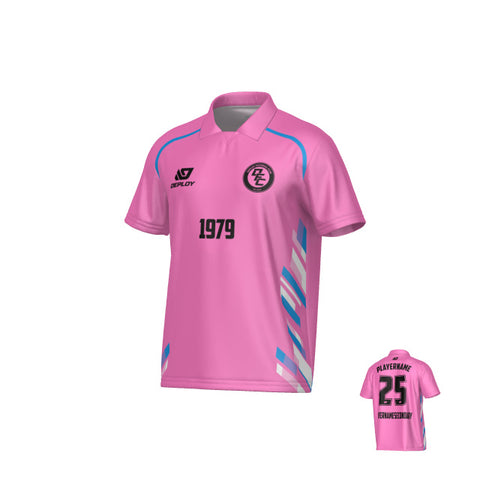 Turbo Collared Jersey - Pink