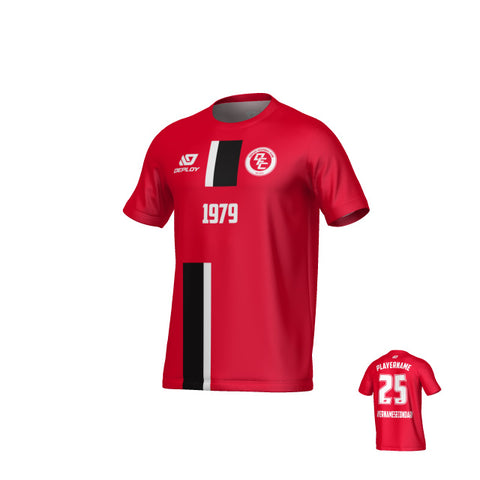 Block Jersey - Red