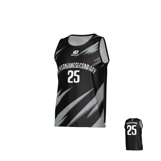 Sharp Sports Singlet - Black