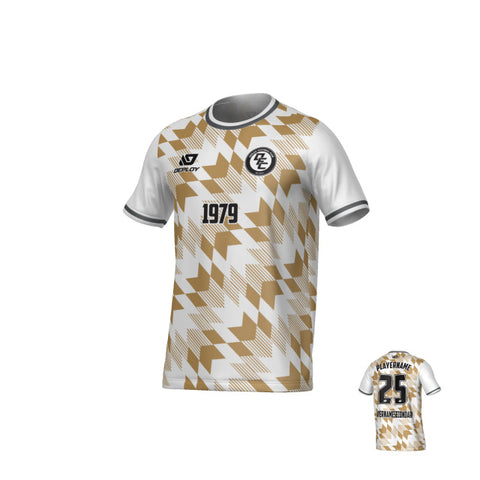 Leaves Jersey - White