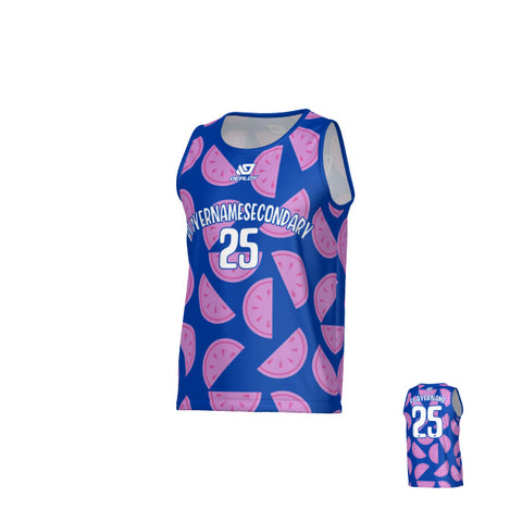 Watermelon Sports Singlet - Royal Blue