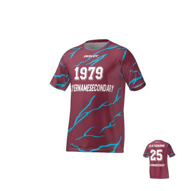 FLIGHT JERSEY 13 - MAROON - Deploy Football - Australia's Best Footballs & Soccer Balls