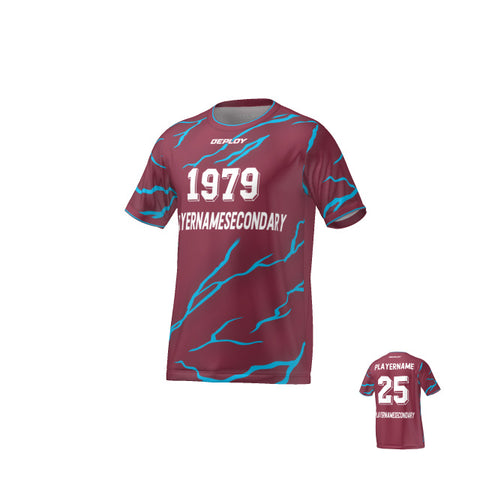 FLIGHT JERSEY 13 - MAROON - Deploy Football - Australia's Best Footballs & Soccer Balls