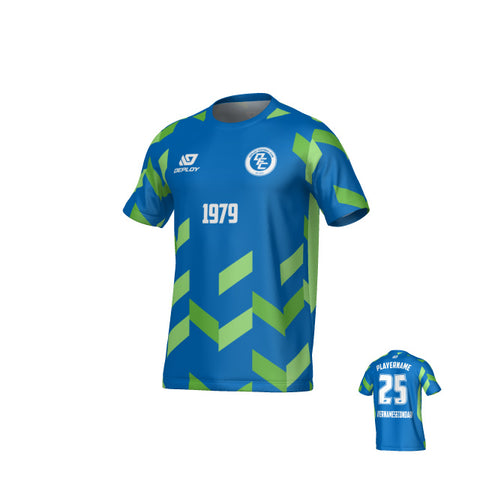 Arrows Jersey - Blue & Neon Green