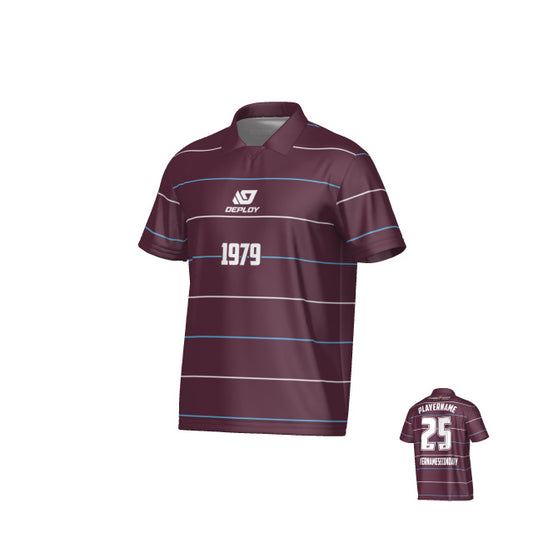 DUBBO 6s SUMMER - GRID MAROON