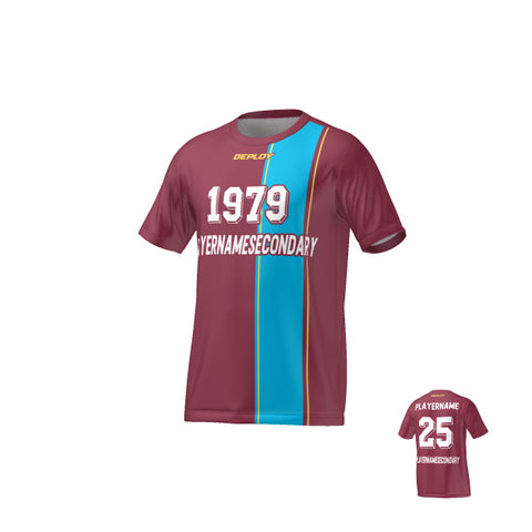 FLIGHT JERSEY 33 - MAROON - Deploy Football - Australia's Best Footballs & Soccer Balls