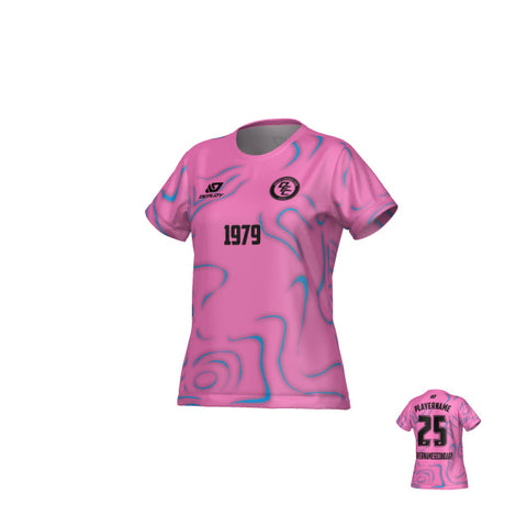Marble Womens Jersey - Pink