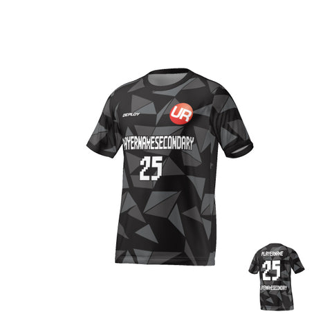 URBAN REC - FLIGHT JERSEY FRAGMENTS - BLACK