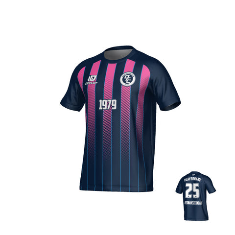Streamline Jersey - Navy & Pink