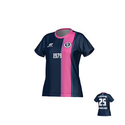 Edge Womens Jersey - Navy & Pink