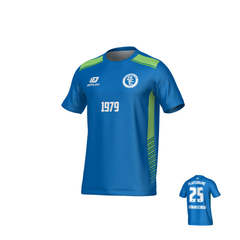 Apex Jersey - Blue & Neon Green