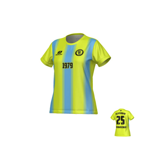 Pillars Womens Jersey - Neon Yellow