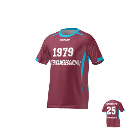 FLIGHT JERSEY 31 - MAROON - Deploy Football - Australia's Best Footballs & Soccer Balls