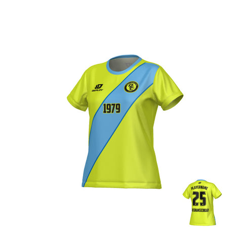 Sash Womens Jersey - Neon Yellow