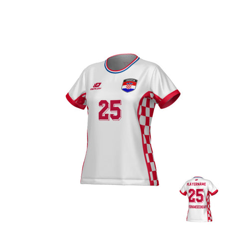 Croatia Home Womens Jersey