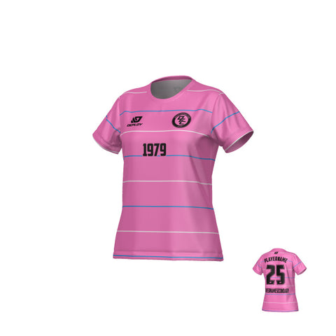 Grid Womens Jersey - Pink