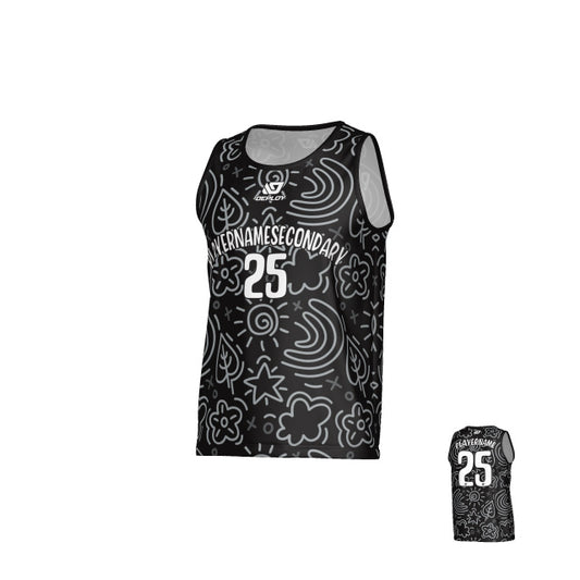 Sketch Sports Singlet - Black
